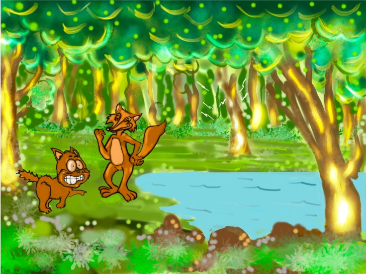 பூனையின் கேள்வி, நரியின் பதில்.