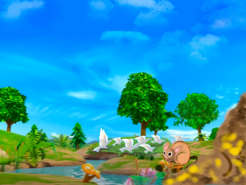 எலி வலையைக்கடித்து எல்லாரையும் விடுவித்தது.